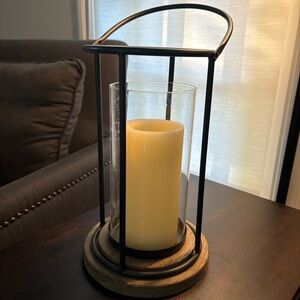 Lantern with candle